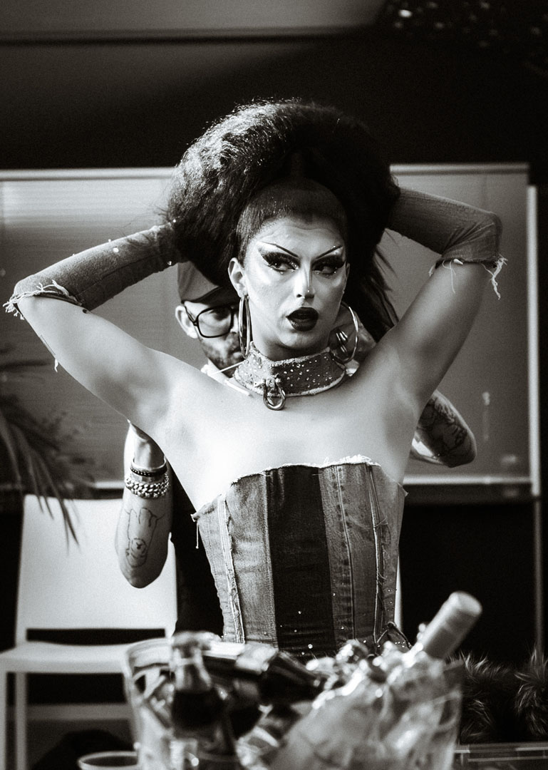Rox Monroe — editorial drag portrait 2025, Rotterdam — Luca van Ruiten photography