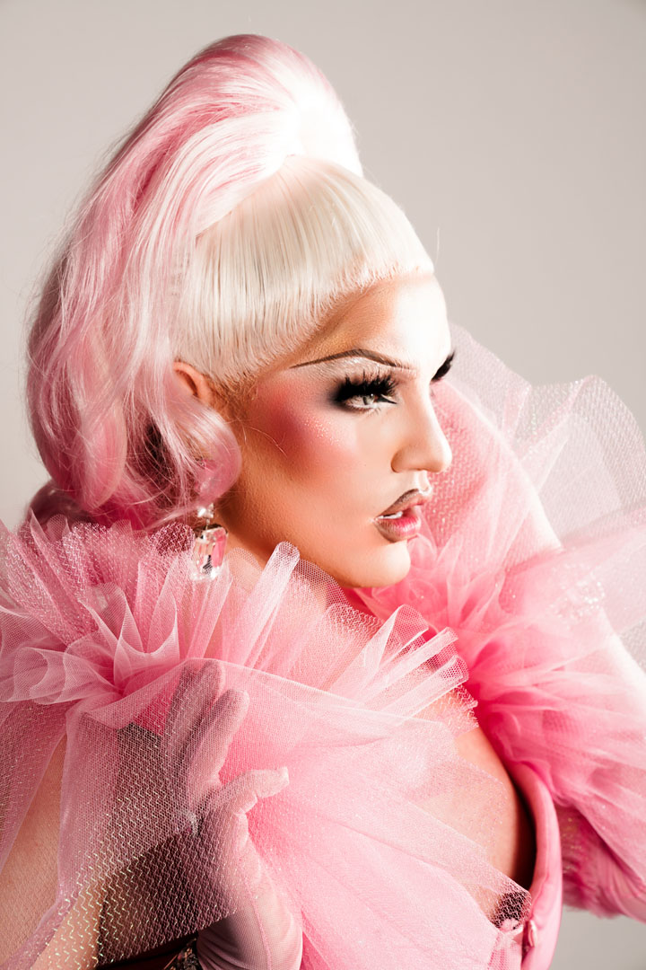 Mandy McCandy — close-up drag portrait 2024 — Luca van Ruiten