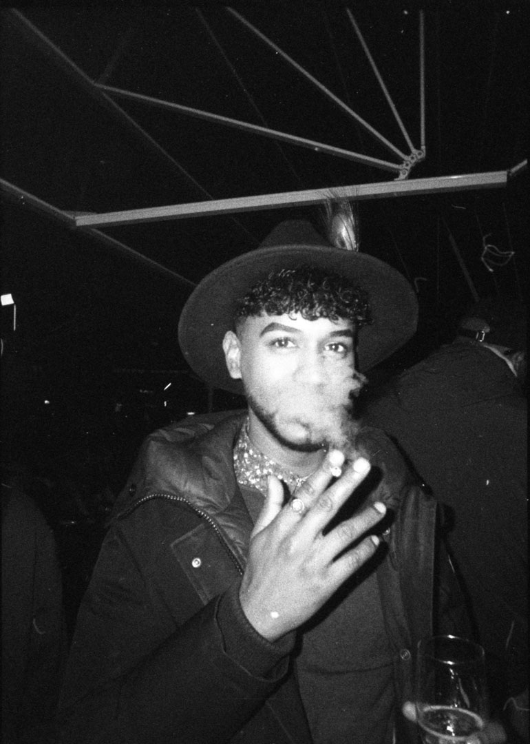 Documentary portrait from Rotterdam queer scene, 2024 — photography by Luca van Ruiten